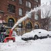Snowy Scenes In Crown Heights, Bed-Stuy, And Williamsburg